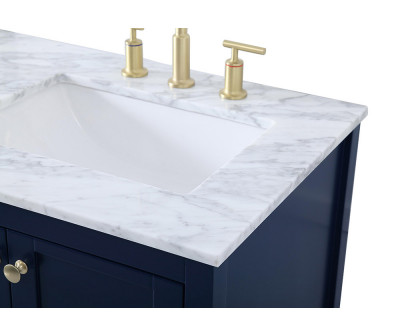 Elegant Bathroom Vanity - Blue, L 60" (VF16560DBL)