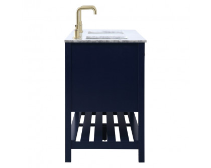 Elegant Bathroom Vanity - Blue, L 60" (VF16560DBL)