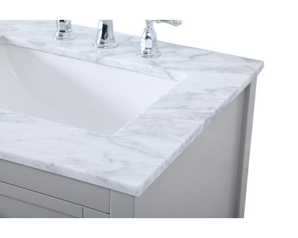 Elegant Bathroom Vanity - Gray, L 60" (VF16560DGR)