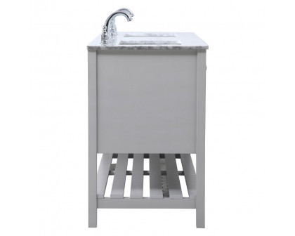 Elegant Bathroom Vanity - Gray, L 60" (VF16560DGR)