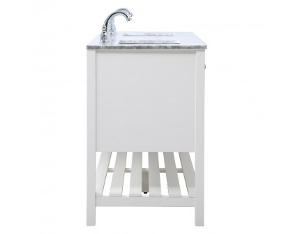 Elegant Bathroom Vanity - White, L 60" (VF16560DWH)