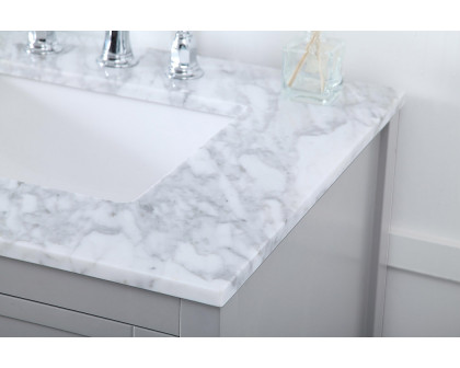 Elegant Bathroom Vanity - Gray, L 72" (VF16572DGR)