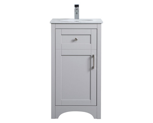 Elegant Bathroom Vanity - Gray (VF17018GR)