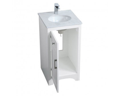 Elegant Bathroom Vanity - White (VF17018WH)