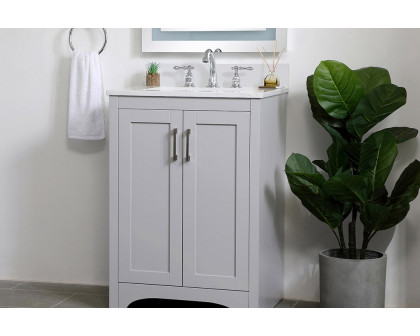 Elegant Bathroom Vanity - Gray (VF17024GR)