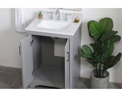 Elegant Bathroom Vanity - Gray (VF17024GR)