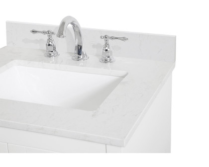 Elegant Bathroom Vanity - White (VF17024WH)