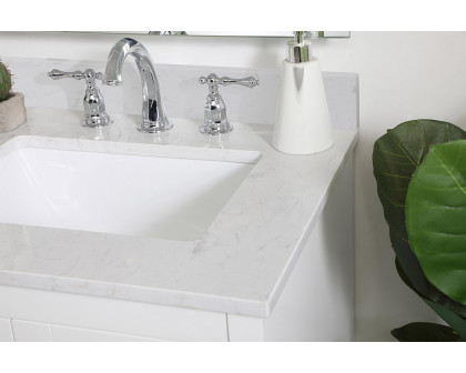 Elegant Bathroom Vanity - White (VF17024WH)