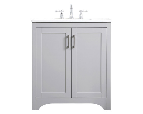 Elegant Bathroom Vanity - Gray (VF17030GR)