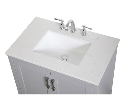 Elegant Bathroom Vanity - Gray (VF17030GR)