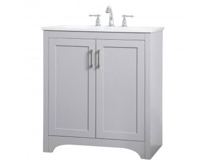 Elegant Bathroom Vanity - Gray (VF17030GR)