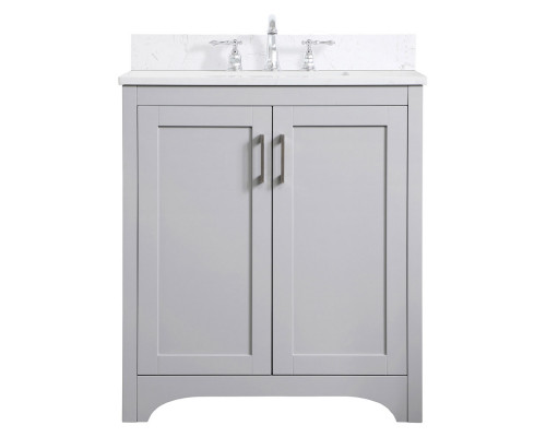 Elegant Bathroom Vanity - Gray (VF17030GR-BS)