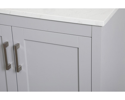 Elegant Bathroom Vanity - Gray (VF17030GR-BS)