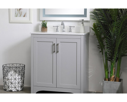 Elegant Bathroom Vanity - Gray (VF17030GR-BS)