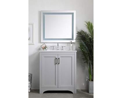 Elegant Bathroom Vanity - Gray (VF17030GR-BS)