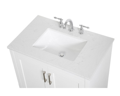 Elegant Bathroom Vanity - White (VF17030WH)