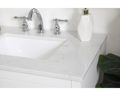 Elegant Bathroom Vanity - White (VF17030WH)