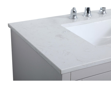 Elegant Bathroom Vanity - Gray (VF17036GR)