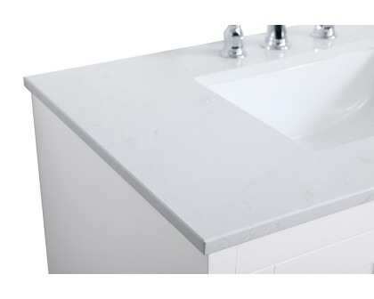 Elegant Bathroom Vanity - White (VF17036WH)