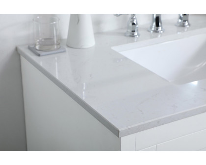 Elegant Bathroom Vanity - White (VF17036WH)