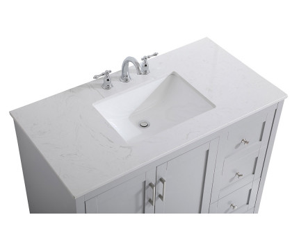 Elegant Bathroom Vanity - Gray (VF17042GR)