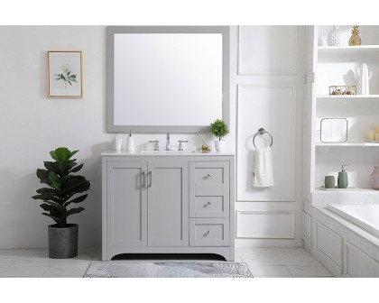 Elegant Bathroom Vanity - Gray (VF17042GR)