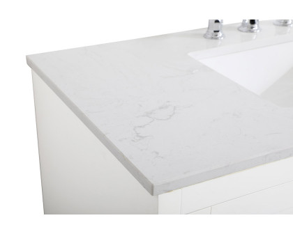 Elegant Bathroom Vanity - White (VF17042WH)