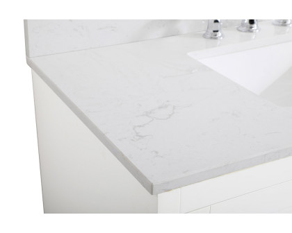 Elegant Bathroom Vanity - White (VF17042WH-BS)