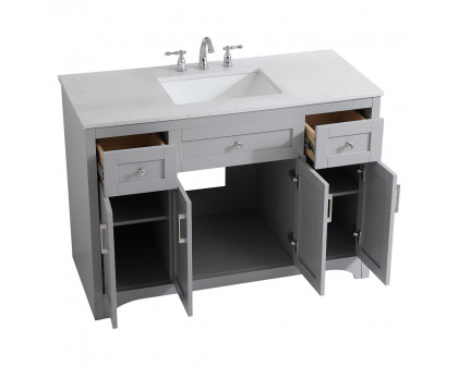 Elegant Bathroom Vanity - Gray (VF17048GR)