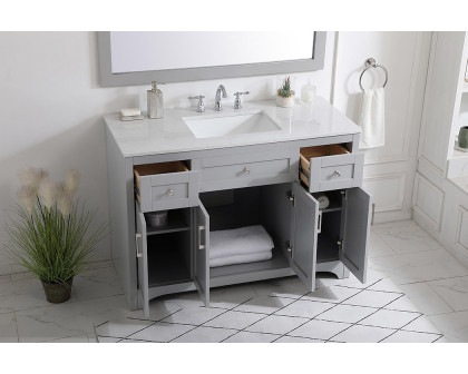 Elegant Bathroom Vanity - Gray (VF17048GR)