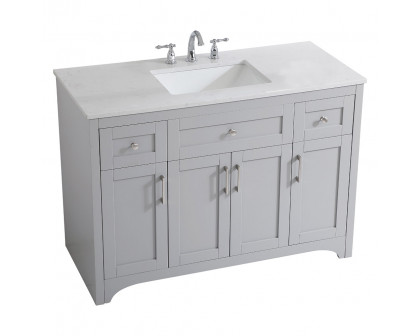 Elegant Bathroom Vanity - Gray (VF17048GR)