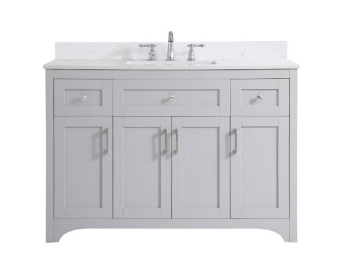 Elegant Bathroom Vanity - Gray (VF17048GR-BS)