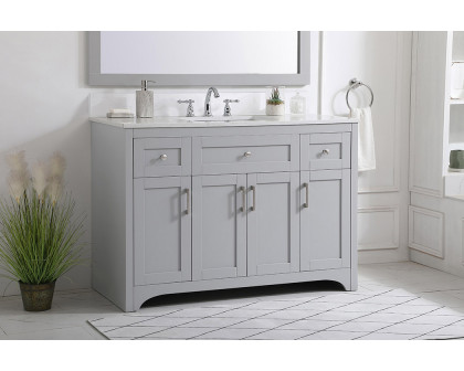 Elegant Bathroom Vanity - Gray (VF17048GR-BS)