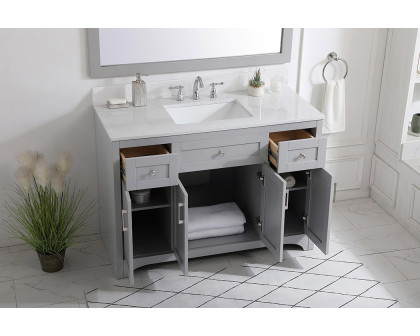 Elegant Bathroom Vanity - Gray (VF17048GR-BS)