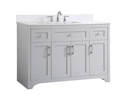 Elegant Bathroom Vanity - Gray (VF17048GR-BS)