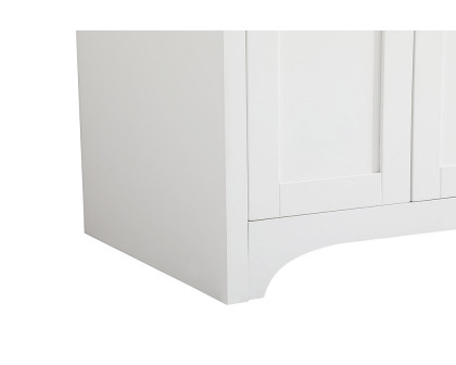 Elegant Bathroom Vanity - White (VF17048WH-BS)