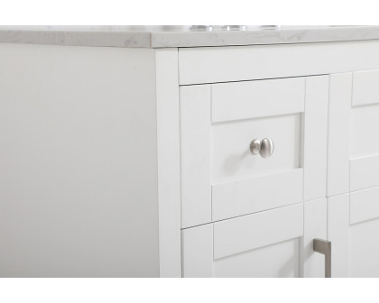 Elegant Bathroom Vanity - White (VF17048WH-BS)