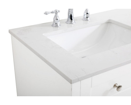 Elegant Bathroom Vanity - White (VF17060DWH)