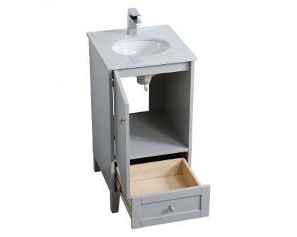 Elegant Bathroom Vanity - Gray (VF18018GR)