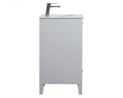 Elegant Bathroom Vanity - Gray (VF18018GR)