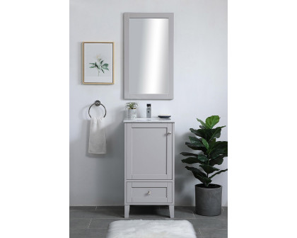 Elegant Bathroom Vanity - Gray (VF18018GR)