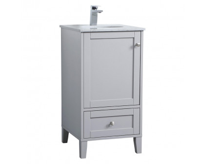 Elegant Bathroom Vanity - Gray (VF18018GR)