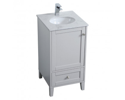 Elegant Bathroom Vanity - Gray (VF18018GR)