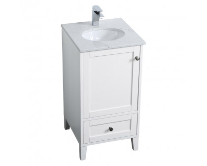 Elegant Bathroom Vanity - White (VF18018WH)