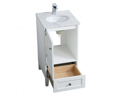 Elegant Bathroom Vanity - White (VF18018WH)