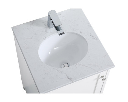 Elegant Bathroom Vanity - White (VF18018WH)