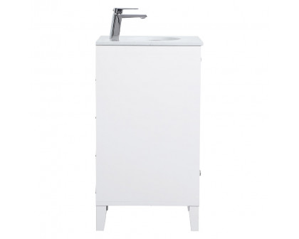 Elegant Bathroom Vanity - White (VF18018WH)