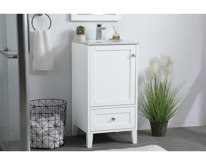 Elegant Bathroom Vanity - White (VF18018WH)