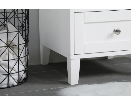 Elegant Bathroom Vanity - White (VF18018WH)