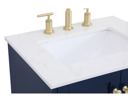 Elegant Bathroom Vanity - Blue (VF18024BL)